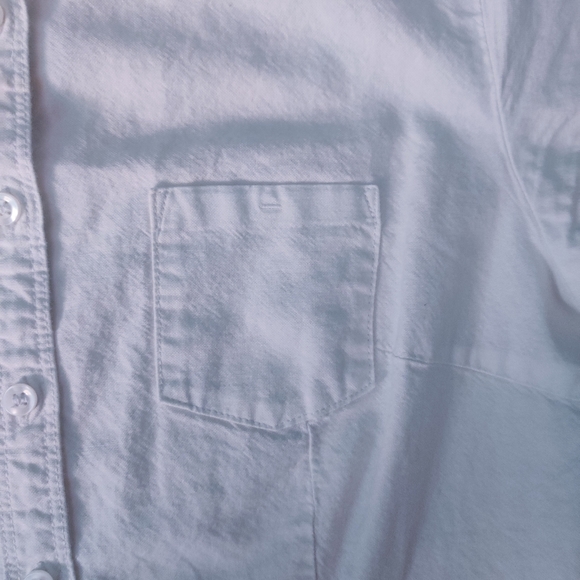 H&M Knitted Pattern Speckles Short Sleeve Sweater & White Collared Shirt Bundle - Picture 8 of 10